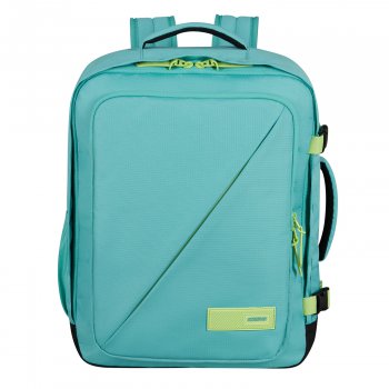 Kabinov batoh pod sedadlo TAKE2CABIN  M/S 40 x 30 x 20 cm Dusty Turquoise/Lime 26L 150909-A647, AMERICAN TOURISTER