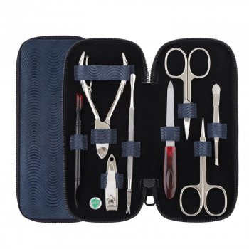 Manikra MAGDALNA  8dln sada v luxusnm modrm pouzde 230401-598, DUP