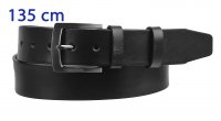 P�nsk� ko�en� opasek 25-60 �ern� obvod pasu 135 cm - dlouh�, Penny Belts