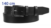 P�nsk� ko�en� opasek 25-60 �ern� obvod pasu 140 cm - dlouh�, Penny Belts