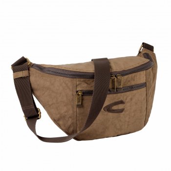 Pánská taška cross bag L Journey B00-635-25 tmavě béžová, Camel Active