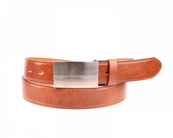 Pnsk koen spoleensk opasek s plnou sponou 35-020-1PS-42 cognac NEW, Penny Belts