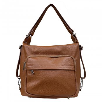 Koen kabelka a batoh v jednom 6539 COGNAC hnd, MAXFLY