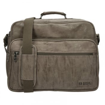 Pnsk taka do prce s kapsou na notebook 15" Rotterdam 66621 Taupe, ENRICO BENETTI