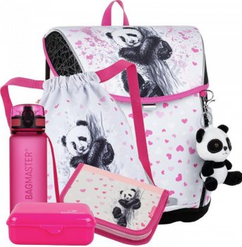 Velký školní set pro prvňáčky - panda PRIM 23 B, Bagmaster