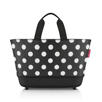 Nkupn kok Shoppingbasket Dots white BE7073, Reisenthel