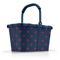 Carrybag frame mixed dots red modern nkupn kok BK3076, Reisenthel