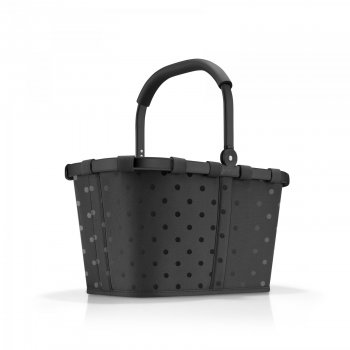 Carrybag Frame Glossy dots black nkupn kok BK7076, Reisenthel