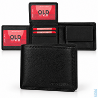 P�nsk� ko�en� pen�enka RS-3245 �ern�, zip na bankovky, Old River