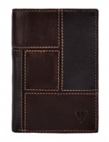 Koen pouzdro na doklady nebo penenka bez drobnch 513-2220A black/brown, Arwel