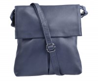 D�msk� ko�en� kabelka p�es rameno LB-244 tmav� modr�, New bags leather