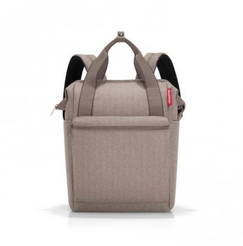 Batoh Reisenthel allrounder R herringbone mokka elegantn dmsk mstsk batoh JR6049, Reisenthel