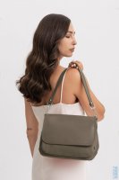D�msk� kabelka p�es rameno 6538 taupe - pep�ov� hn�d�, MAXFLY