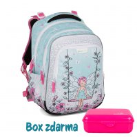 Dívčí lehký školní batoh do 1. třídy LUMI 23 B - Víla, Bagmaster