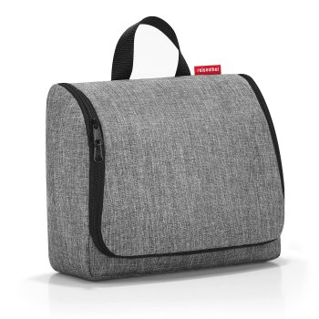 Velk cestovn kosmetick taka - etue Reisenthel toiletbag XL twist silver WO7052, Reisenthel