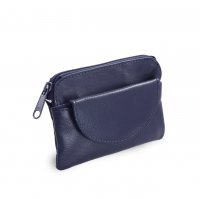 Kožená klíčenka 619-0365 modrá, Arwel