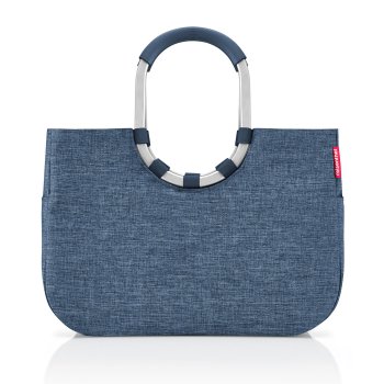 Modern nkupn kok z udritelnho materil Loopshopper L twist Blue OR4027 posledn kus, Reisenthel