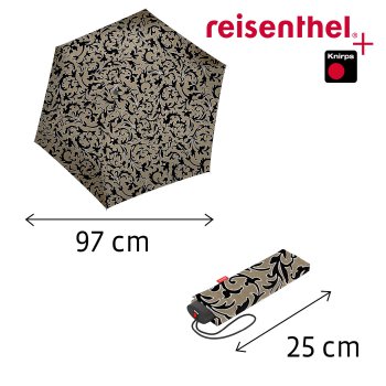 Lehk dmsk skldac ploch detnk Reisenthel Umbrella Pocket Mini Baroque marble RT7061, Reisenthel