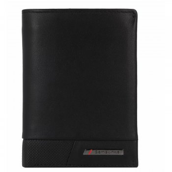 Pánská kožená peněženka bez kapsy na drobné  Pro-DLX 6 SLG 143 černá 144540-1041, Samsonite