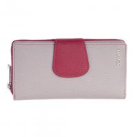 Dámská peněženka kožená SEGALI 7617 B grey/viva magenta, SEGALI