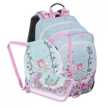 ALFA 25 A malý školní set pro prvňáčky – víla (batoh + penál + sáček), Bagmaster