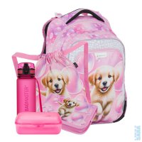 Velk� �koln� set LUMI 26 A � batoh, s��ek, pen�l, l�hev, box, ergonomick� set pro prv���ky zlat� retr�vr, Bagmaster