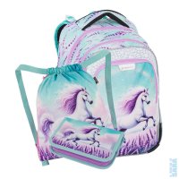 Mal� �koln� set LUMI 26 B batoh, s��ek a pen�l - k��, lehk� ergonomick� set pro prv���ky, Bagmaster