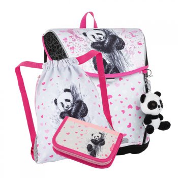 Malý školní set pro prvňáčky - panda PRIM 23 B, Bagmaster