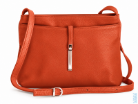 D�msk� ko�en� crossbody kabelka 5085 tmav� oran�ov�, MAXFLY