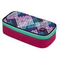 Školní penál BAGMASTER CASE THEORY 20 A PINK/TURQUOISE/WHITE, Bagmaster